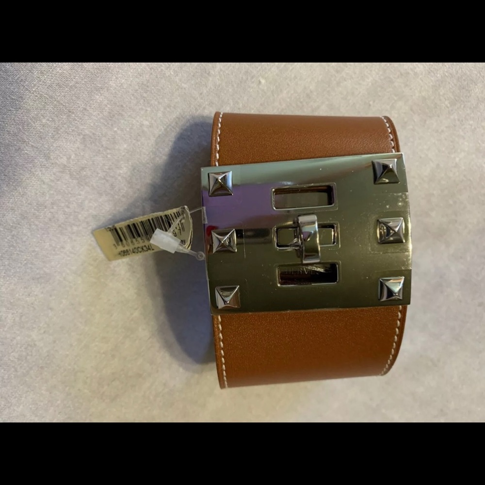 Hermès leather bracelet